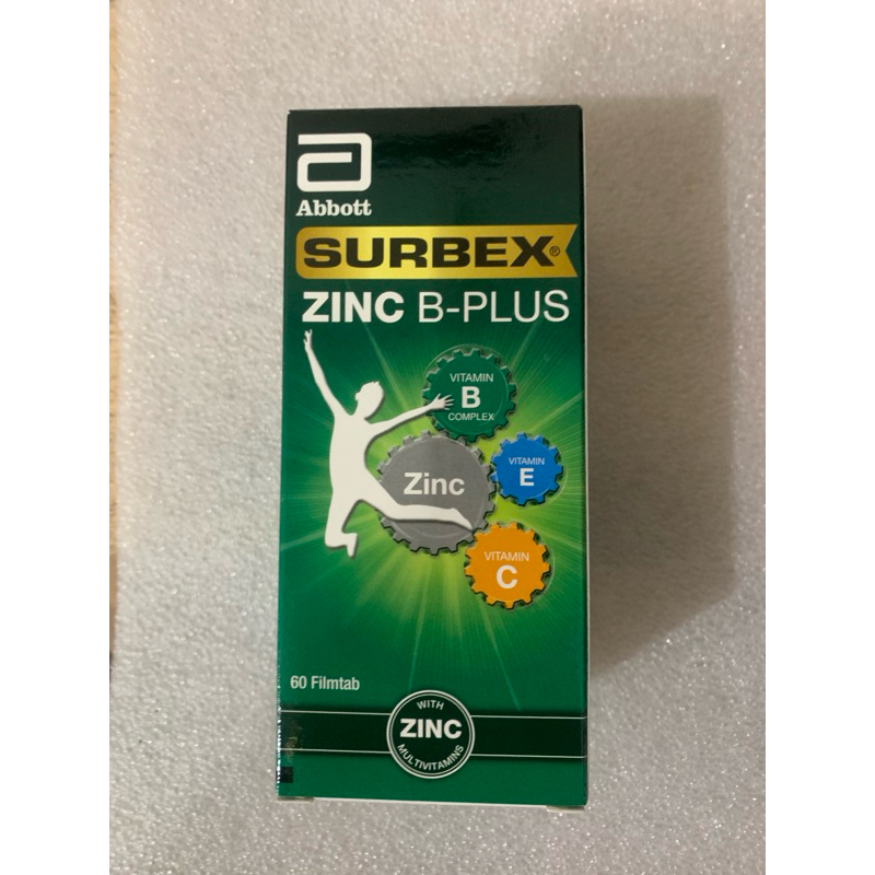 SURBEX ZINC B PLUS 60 tabs