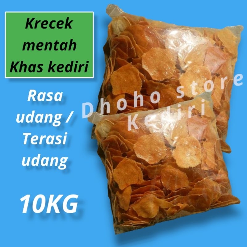 

10KG Krecek mentah Kerupuk rasa UDANG terasi goreng pasir krupuk upil mentah rasa terasi gurih enak