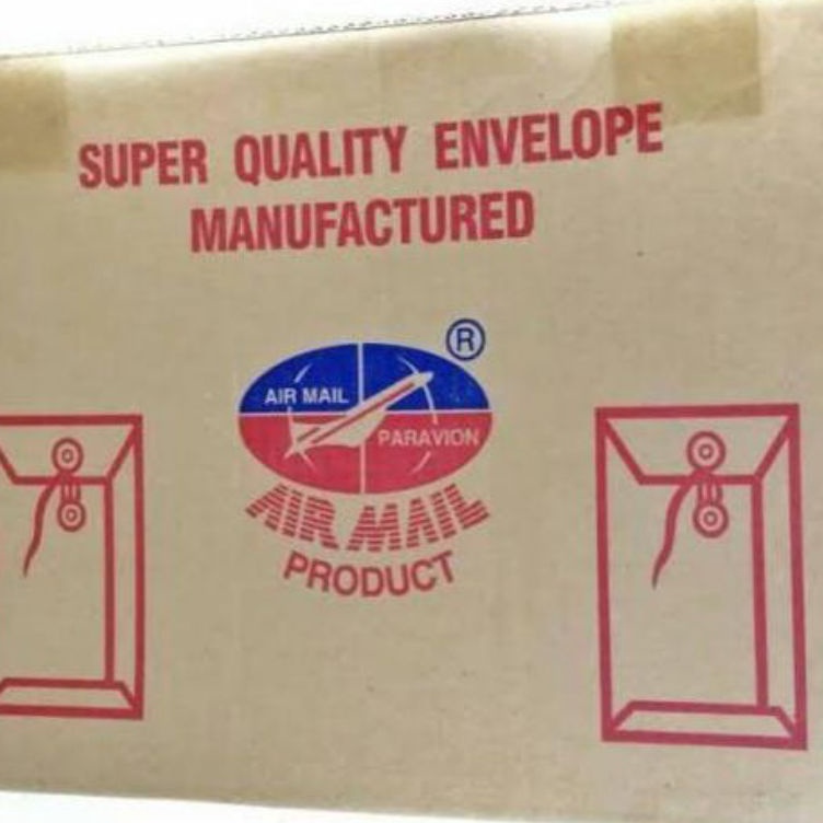 

KODE L1O7 Amplop coklat tali 31 Air mail Folio 1 pk