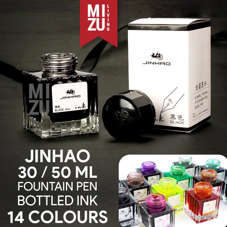 

KODE V2N8 JINHAO 51 Fountain Pen Ink 3 5ML Bottle Tinta Fountain Pen Water Resistant Aman Untuk Pen