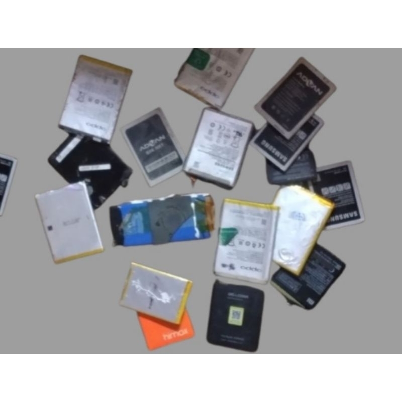 batrai batterai rongsok bekas jabutan hp rusak