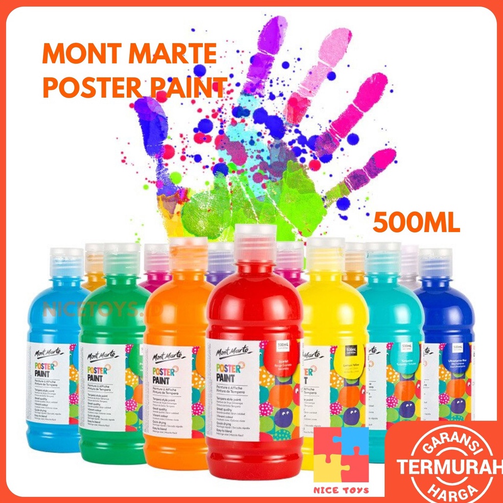 

KODE H8H6 Mont Marte Finger Paint Washable Poster Paint 5ML Washable Paint Cat Gouache Mainan Mewarnai Anak Mainan Cat Anak Mainan Montessori Perlengkapan Cat Air Anak Washable