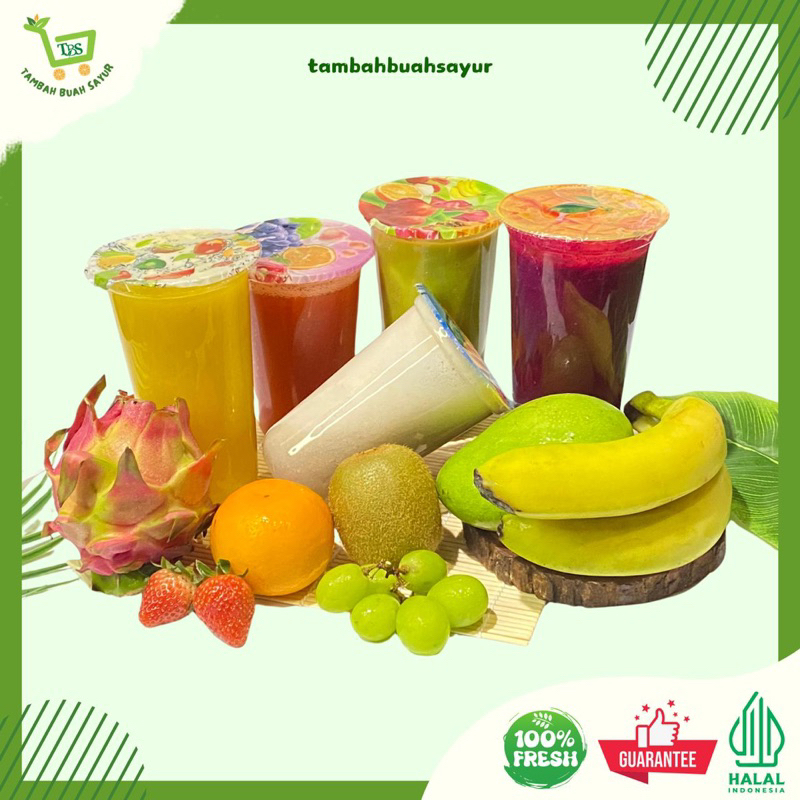 

ANEKA JUS BUAH SEGAR (Alpukat,sirsak,naga,apel,pir,nanas,pepaya,mangga,melon,strawberry,raspberry,blueberry,blackberry)