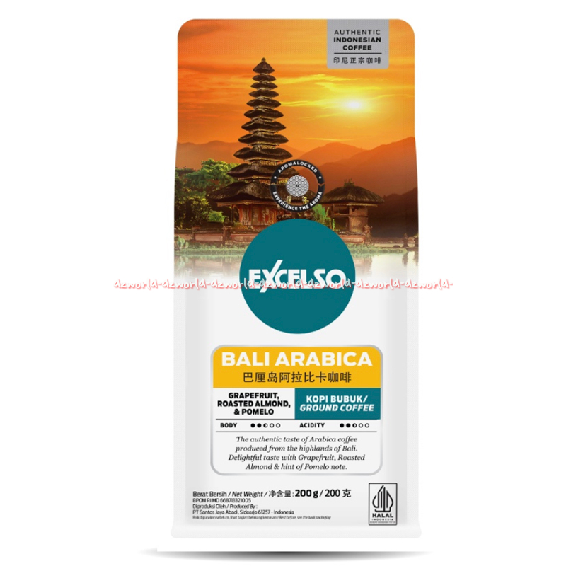 

PROMO Excelso 200gr Bali Arabica Kopi Bubuk 200gr Ekselso Arabika Gound Coffee Bass Exselso
