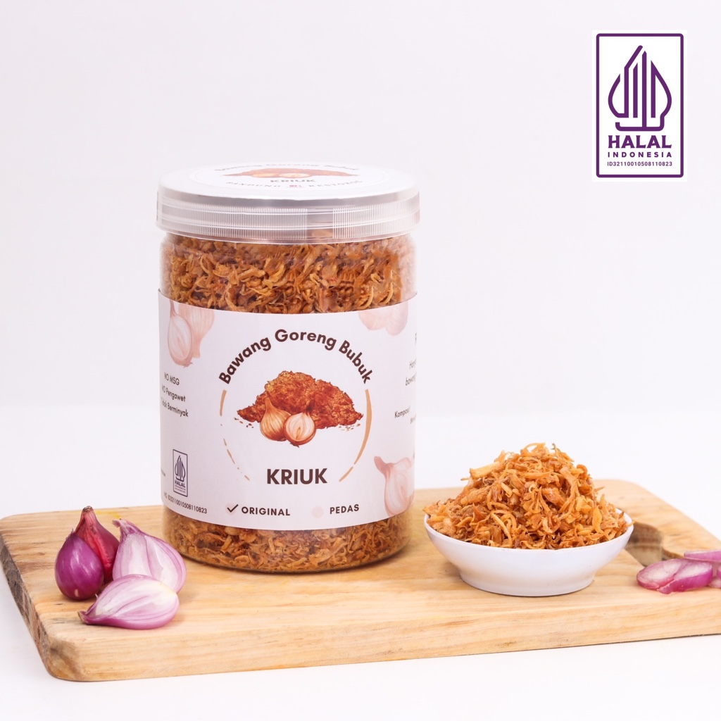 

LAKU Bawang Goreng Bubuk Halus 200 Gr Tanpa MSG