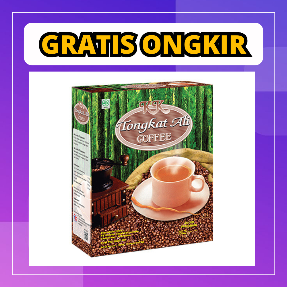 

Kopi Susu Ginseng KK White Coffee Kopi Tongkat Ali 5 in 1 KK Indonesia Meningkatkan Stamina