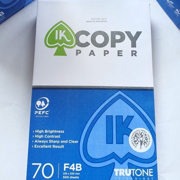 

KP8 Kes HVS F4 7 gsm A4 75 gsm Foto Copy IK HVS Paper