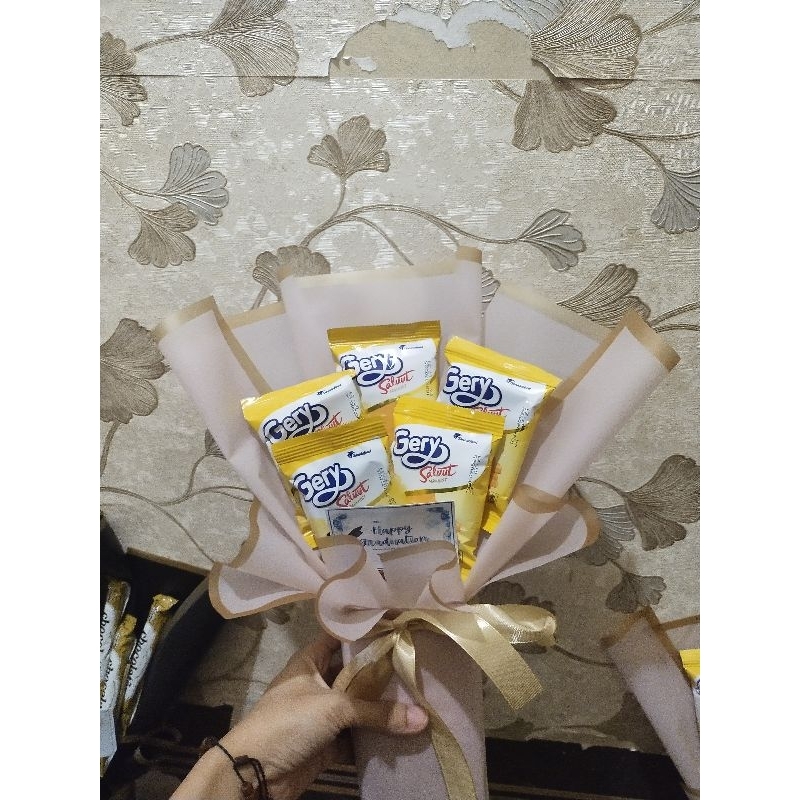 

buket Snack ekonomis - buket wisuda kelulusan dll
