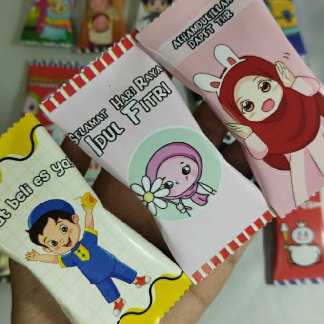 

Potongan isi 1pcs SIAP PAKAI AMPLOP PERMEN LEBARAN MODEL PERMEN SUDAH DI LEM TINGGAL PAKAI SAJA 1PCS ANGPAO UANG THR IDUL FITRI PARCEL SNACK RAYA