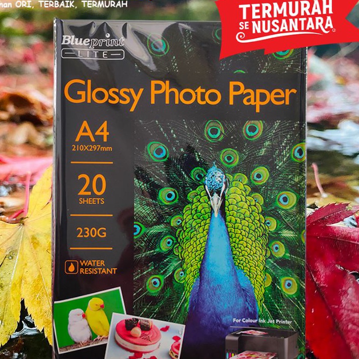 

HJ6 Kes Foto Glossy A4 23 gram BLUEPRINT