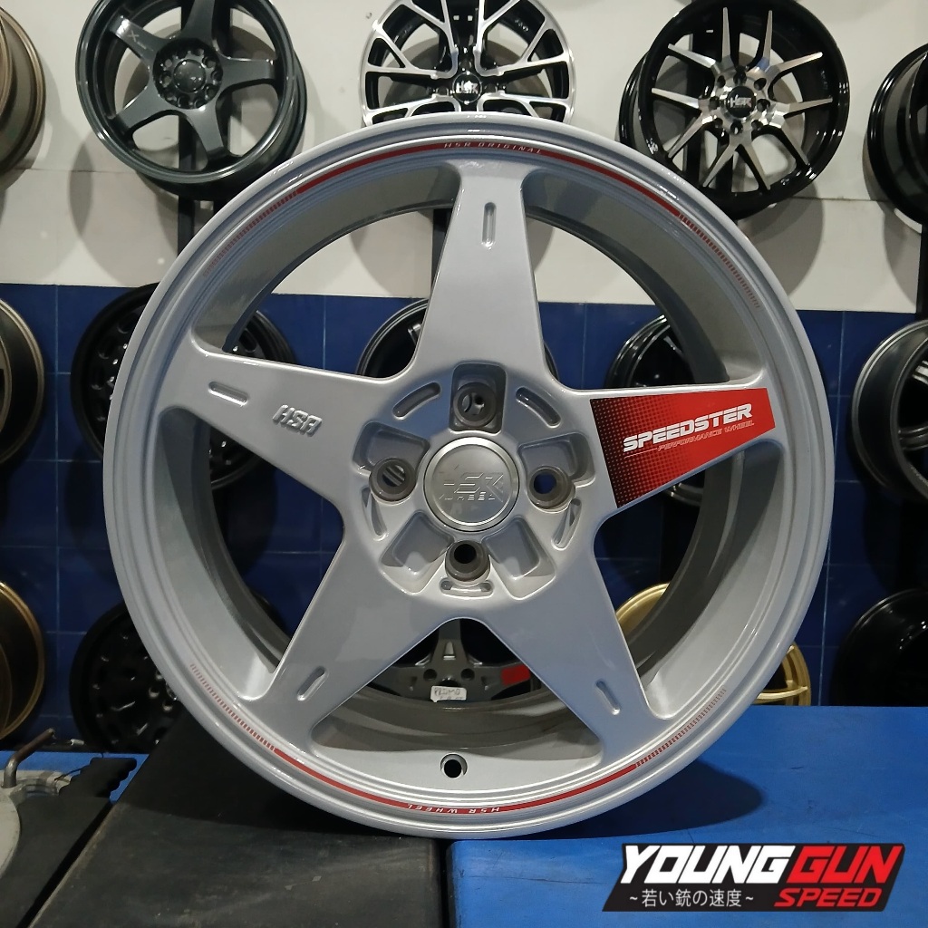 Velg Mobil Brio Agya Calya Sigra Ignis Swift R16 Pelek HSR Speedster Ring 16 Bintang