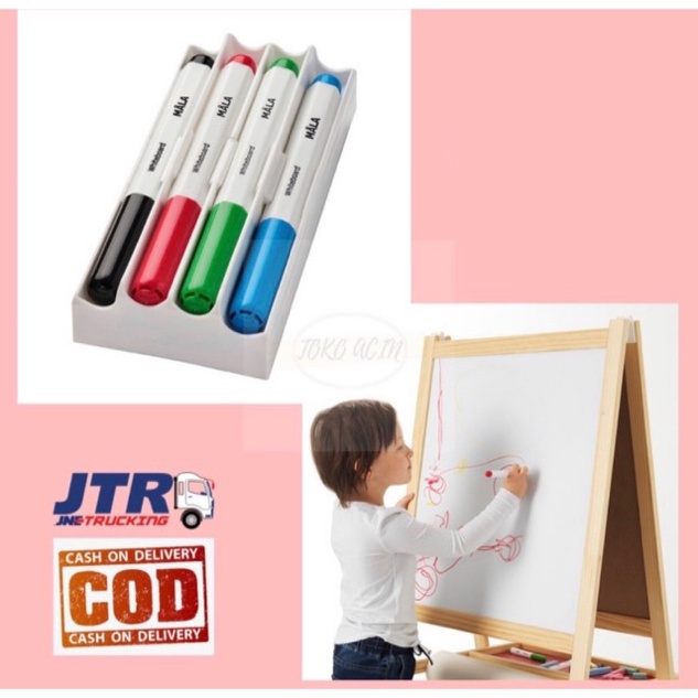 

BERKUALITAS MALA Puplen spidol papan tulis dengan penghapus sapidol warna campuran spidol warna warni