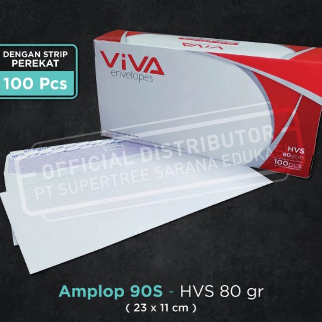 

KP8 Amplop Putih Jendela Kanan No9 HVS 8 gr Viva 1Pack isi 1 lembar