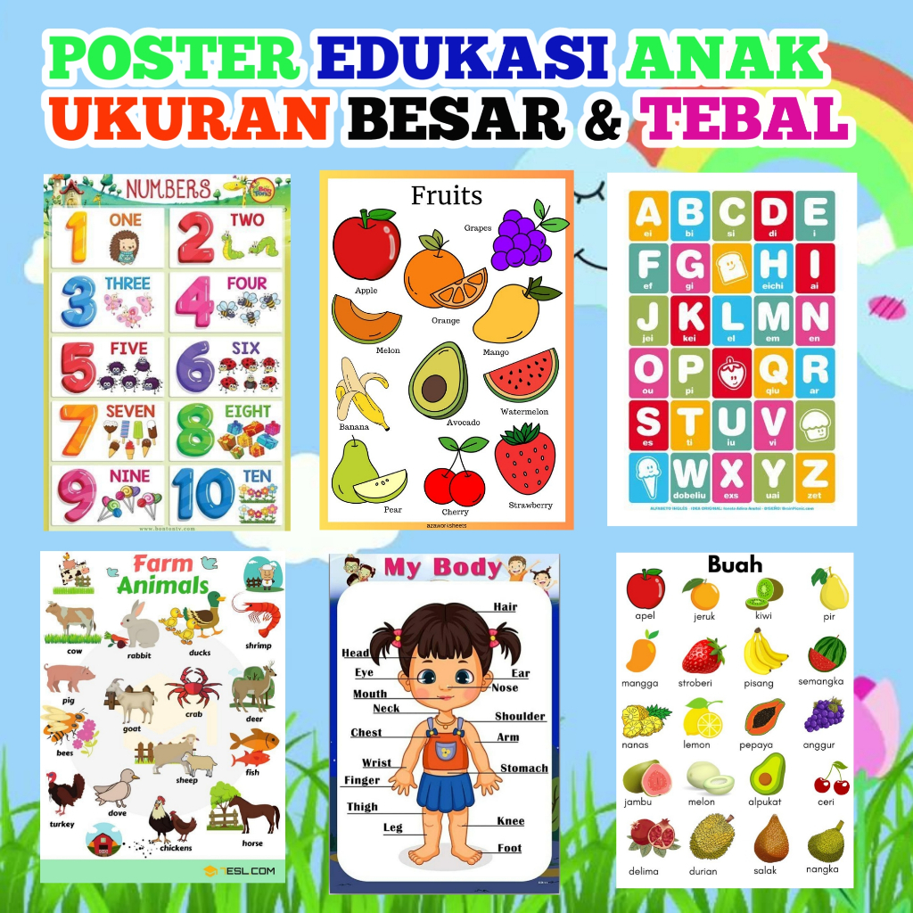 

POSTER EDUKASI ANAK TERMURAH