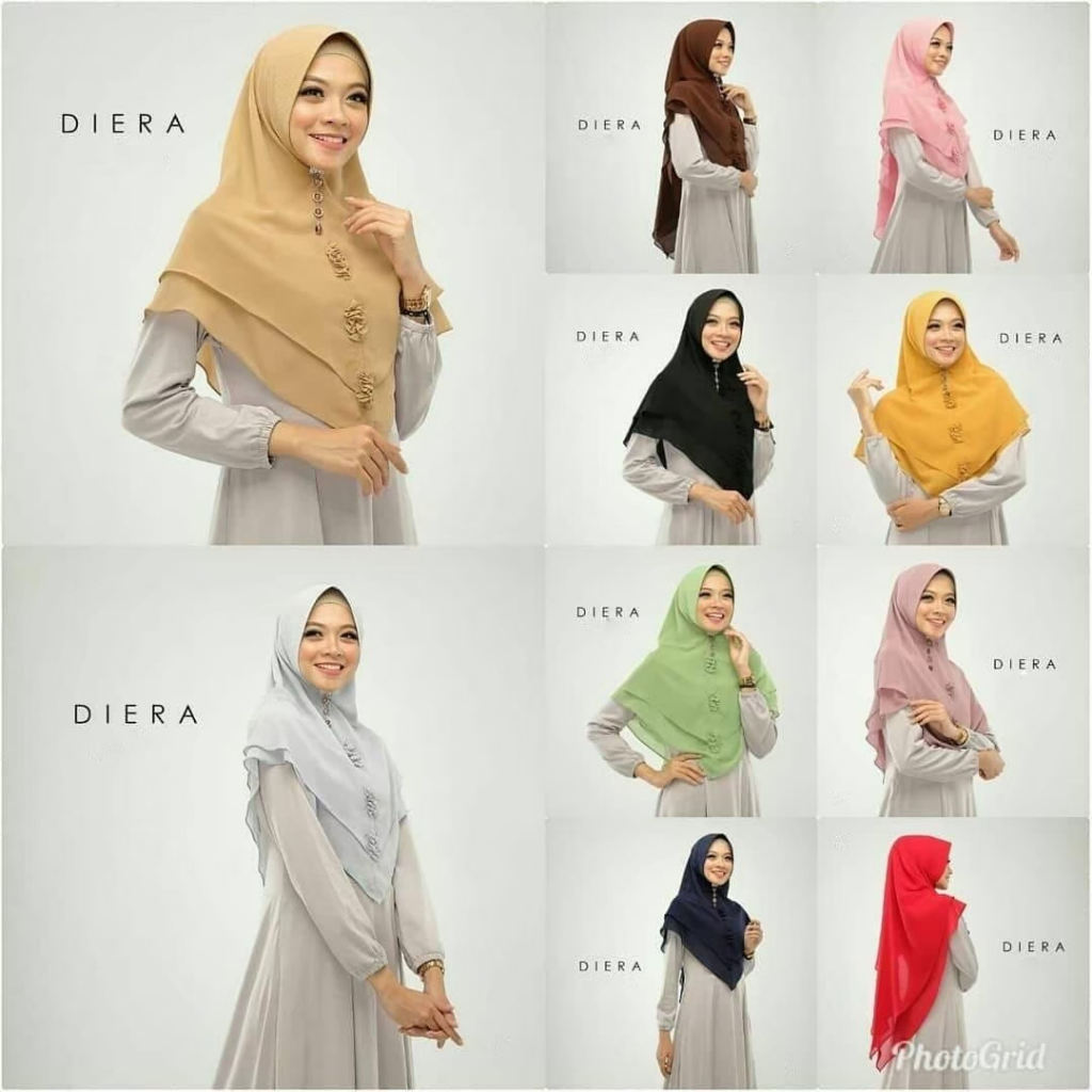LADYS DIERA HIJAB STYLE HIJAB SYARI HIJAB CANTIK