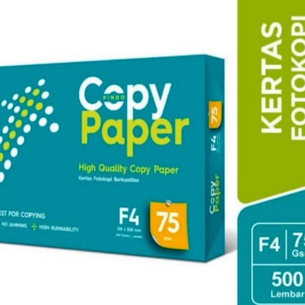 

FG2 KES HVS F4 FOLIO 75GSM COPY PAPER 1 RIM LEMBAR