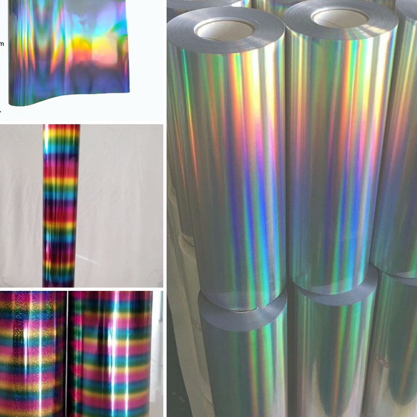 

KF7 Polyflex Foil Motif Spectrum Dan Rainbow Poliflex Hologram