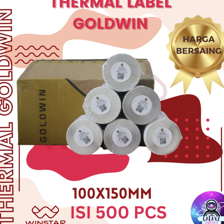 

HJ6 THERMAL LABEL 1x15 ISI MERK GOLDWIN A6