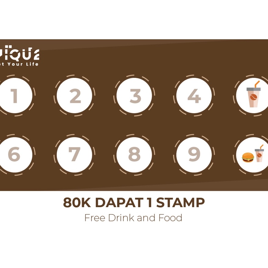 

KF7 kartu Loyalty Card Kartu Untuk Stampel Loyalty Kartu Hadiah bisa di stampel