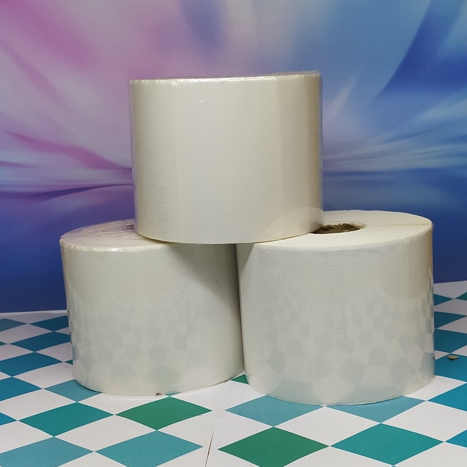 

HJ6 LABEL STIKER Semicoated BARCODE 65 X 4 MM 1Pc STICKER ETIKET 65x4