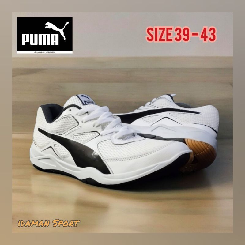 SEPATU TENNIS PRIA DAN WANITA PUTIH / PUMA SEPATU TENIS DAN BADMINTON WHITE