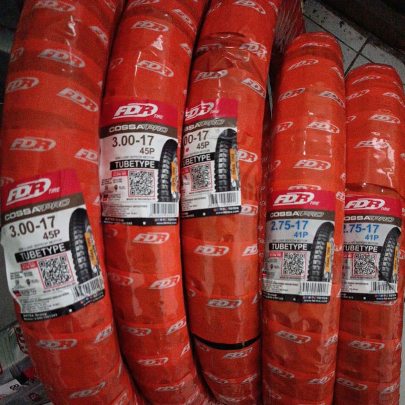 Ban FDR Cossa Pro Tube type ring 17 ban rimba kota ban semi rimba ban trail