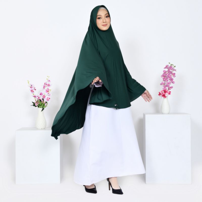 HIJAB INSTANT BERGO JUMBO KHIMAR SYAR'I- SAFA NIZAM