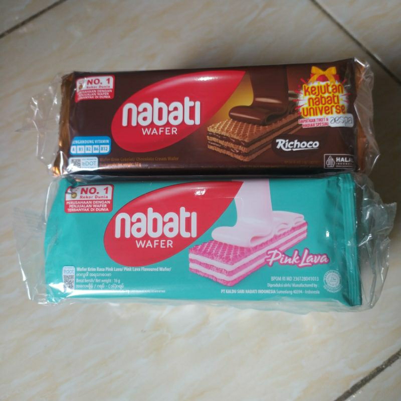 

Nabati Wafer 17g, isi 10sachet