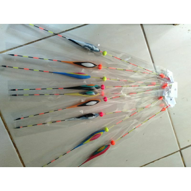 3 pcs Pelampung Pancing Danau Panjang 40 cm + stoper busa