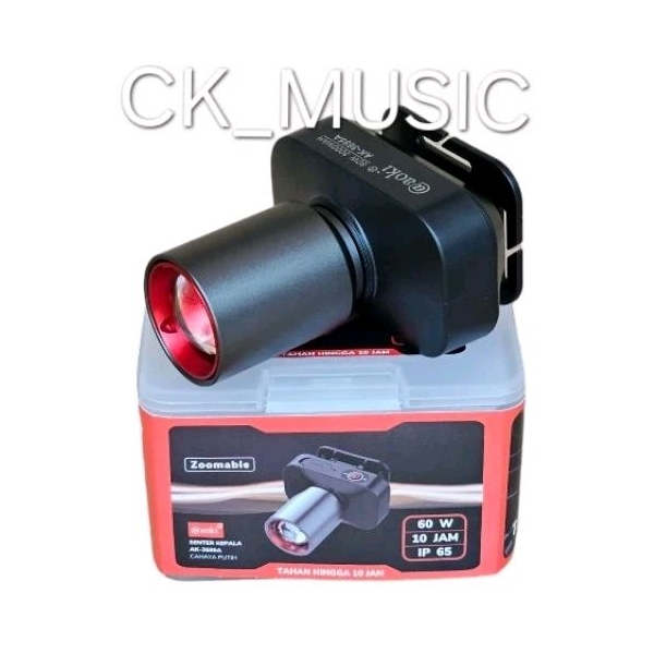 SENTER KEPALA AOKI ZOOM 60W AK3685A ,SENTER ZOOM 60WATT AOKI AK3685A ORIGINAL