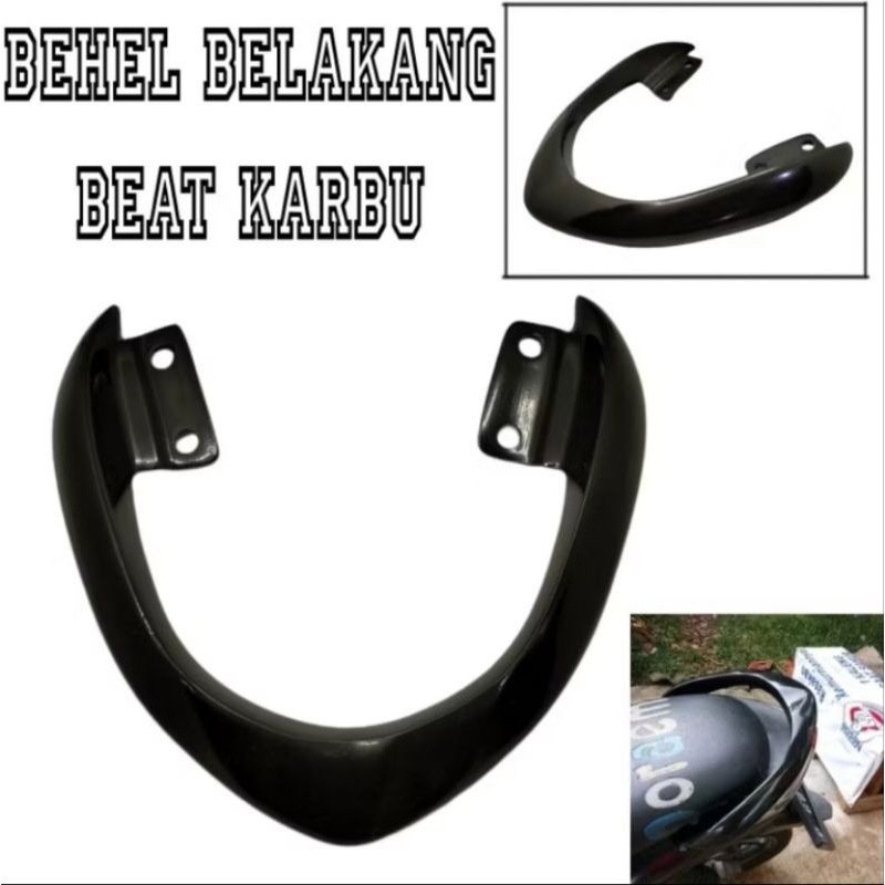 BEHEL JOK BELAKANG PALANG SADEL JOK MOTOR BEAT OLD BEAT CARBU HITAM TEBAL HIGH QUALITY