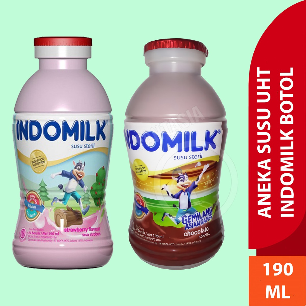 

INDOMILK ANEKA SUSU UHT 190 ML BOTOL FANTASIA