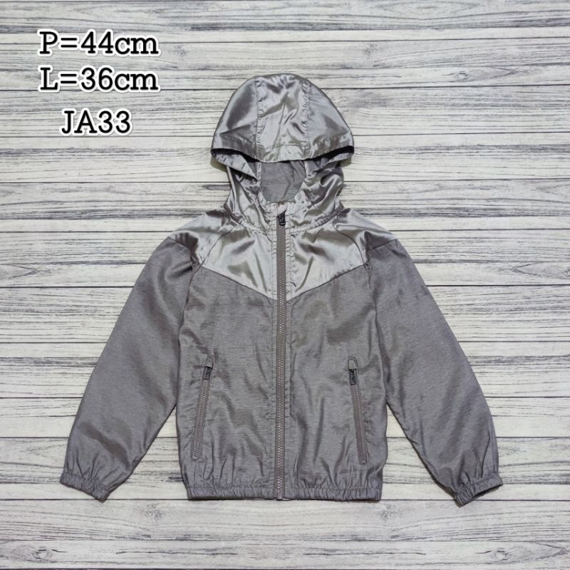 Atasan Jacket Anak Nike Grey