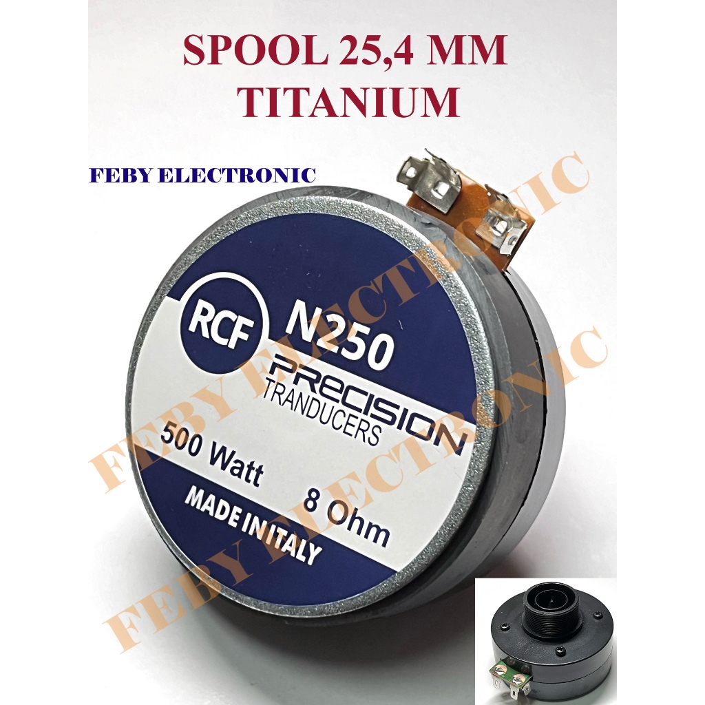 DRIVER TWEETER RCF N 250 TWEETER RCF N250 MODEL DRAT BAGUS MURAH SPOL TITANIUM