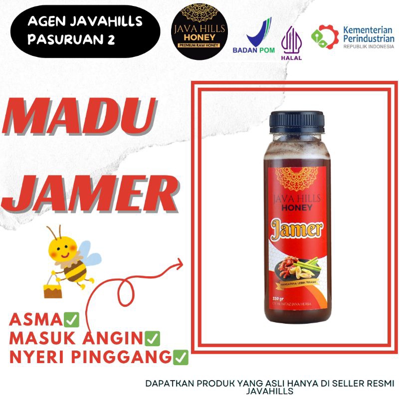 

MADU JAHE MERAH JAVAHILLS HONEY JAMER MUMTAZ JAVAHERBA ASLI MURNI HERBAL PILIHAN 320GRAM BISA COD MUAL MUNTAH MASUK ANGIN ASMA MIGRAIN SAKIT PINGGANG