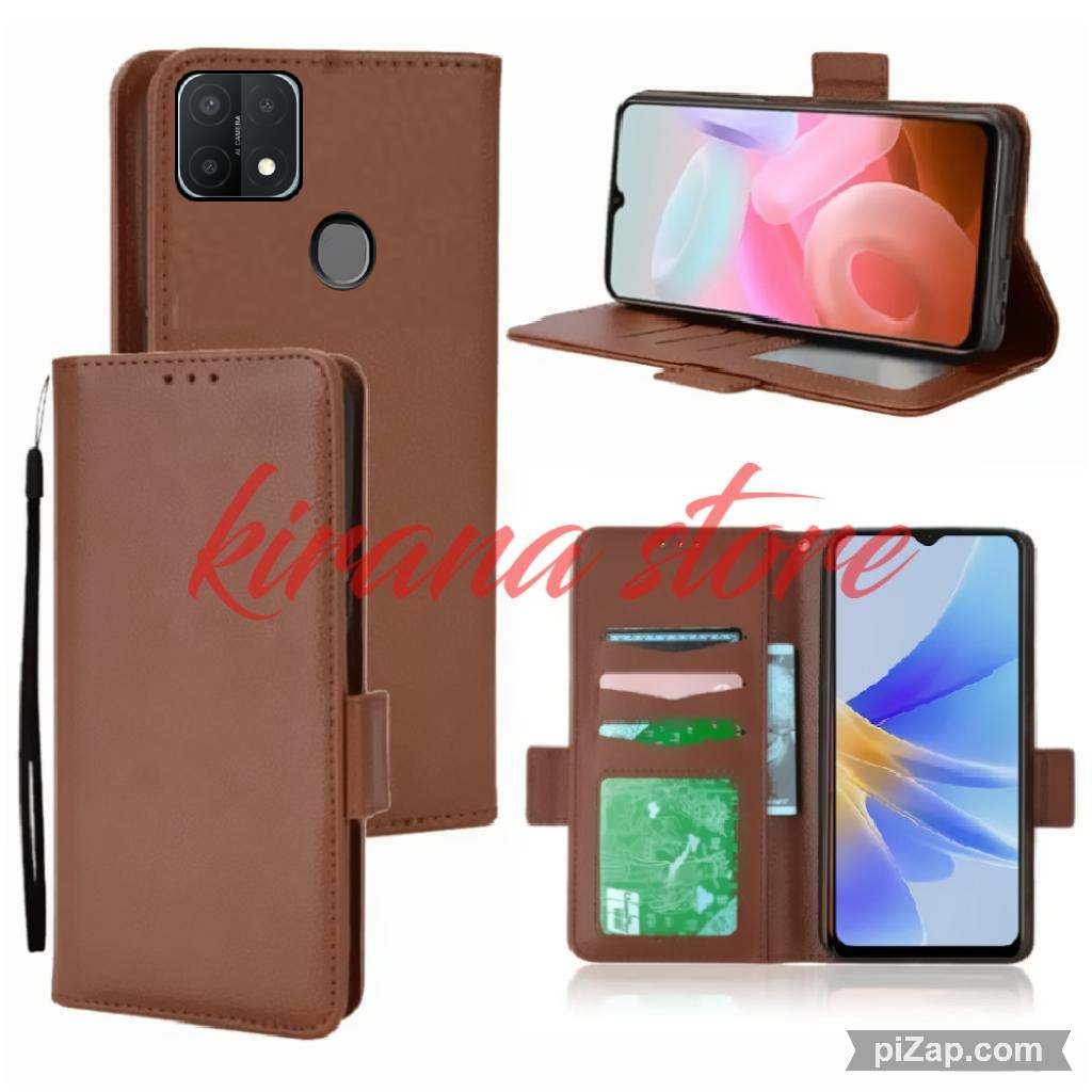 Case Dompet Hp Oppo A15 Oppo A15s Flip Case Flip Dompet Casing HP Flip Kulit Case Wallet Leather Cov