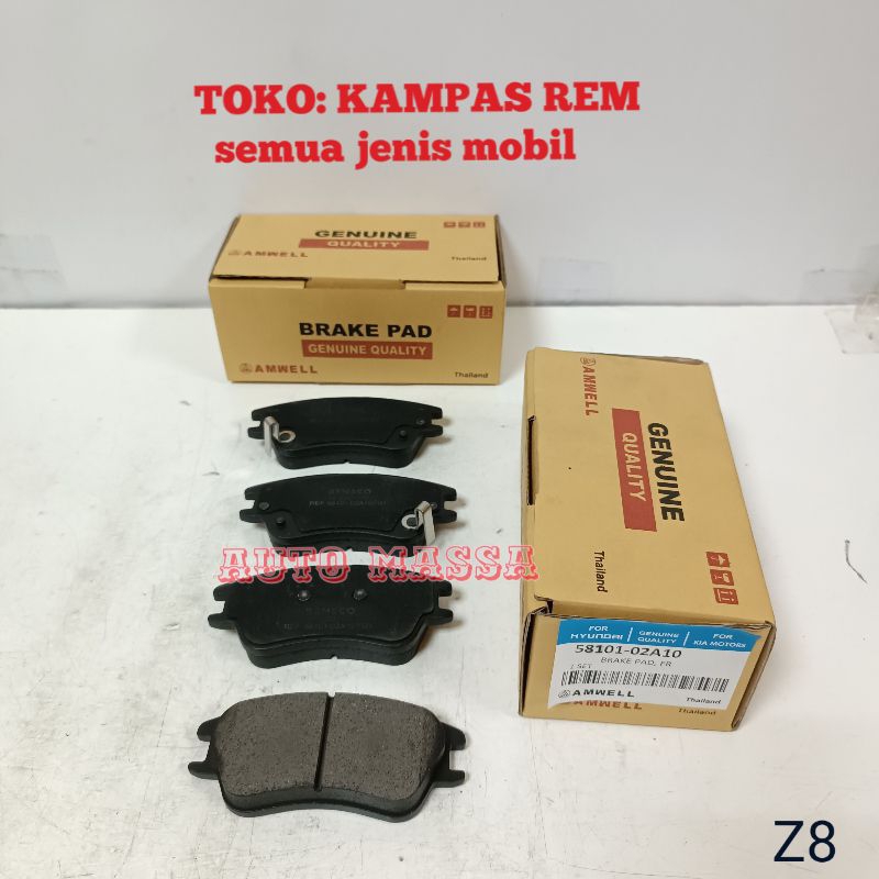 KAMPAS REM DEPAN BRAKE PAD HYUNDAI ATOZ
