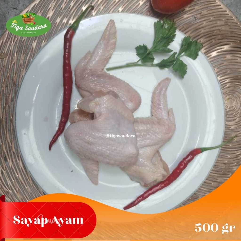 

Sayap Ayam 500 gr I Sayuran Tiga Saudara I Pengiriman Instan Cimahi