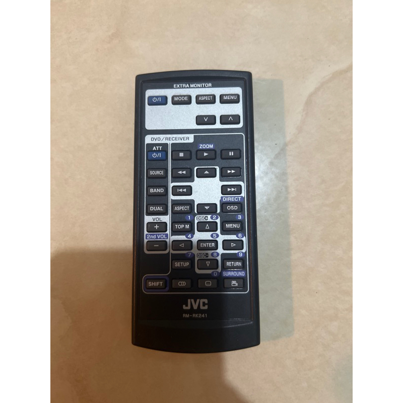 REMOTE REMOT DVD TAPE MOBIL JVC RM-RK241 ORIGINAL