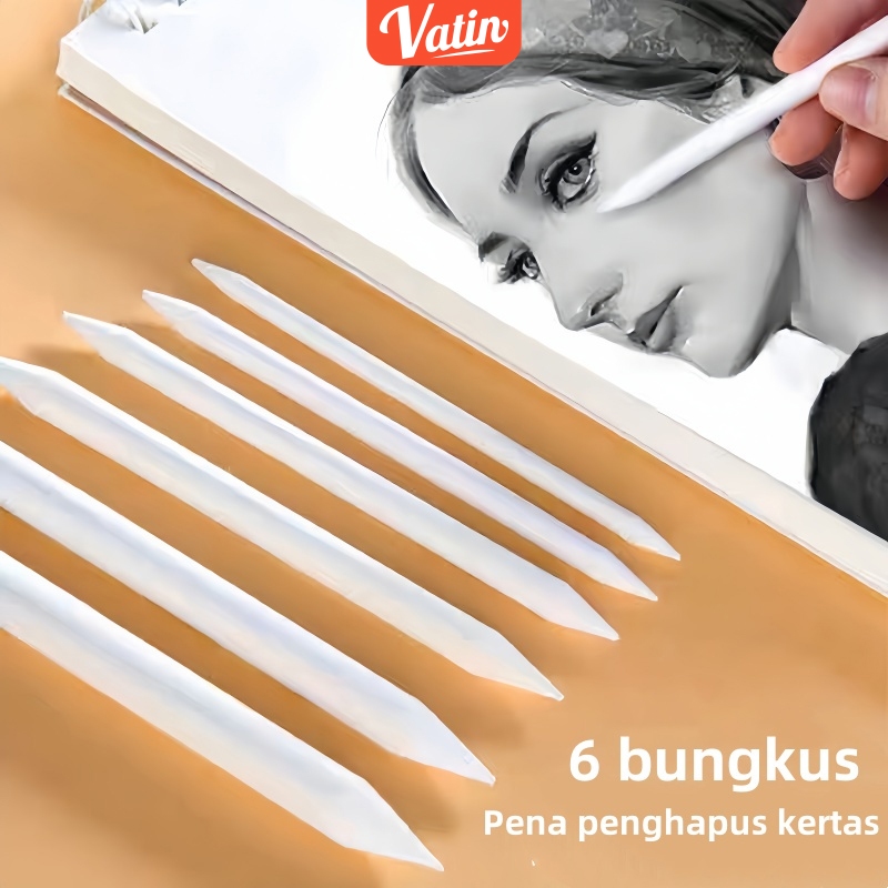 

Pena penghapus kertas/Pena penghapus kertas sketsa sorot seni/Pena penghapus kertas perlengkapan aplikasi lukisan/Pena seni profesional-Vatin_shop