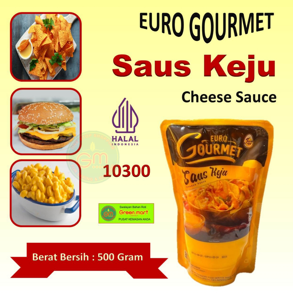 

Saus Keju Euro Gourmet Cheese Sauce 500 Gram Saus Keju Cocol. 10300