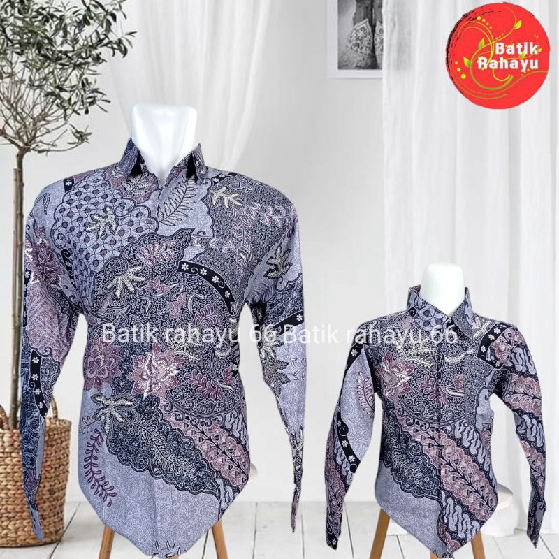 Couple kemeja batik ayah anak/ couple kemeja batik/couple batik ayah dan anak /couple kemeja batik l