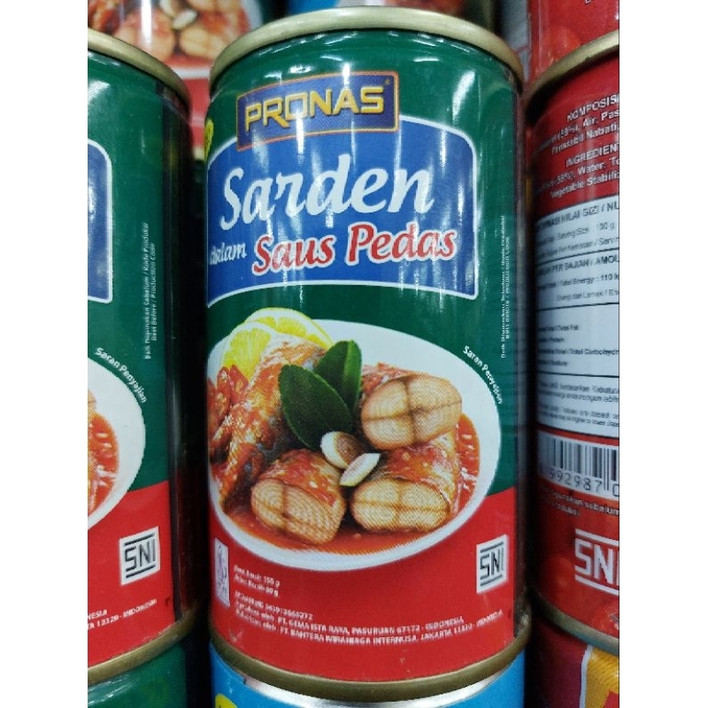 

KZ - pronas sarden saus pedas 155g HALAL