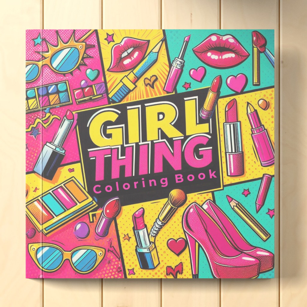 

Girl Thing Coloring Book Buku Mewarnai Dewasa Adul Coloring Book 200gsm