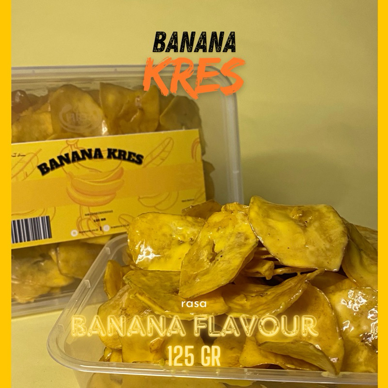 

KRIPIK PISANG LUMER BANANA KRES KEMASAN 125 gr VARIAN RASA BANANA FLAVOUR