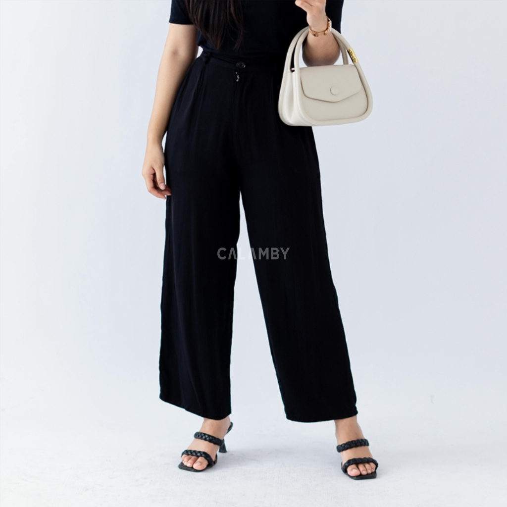 Celana Kulot Wanita Highwaist KJ