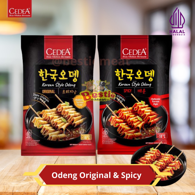 

Cedea Korean Odeng Original dan Spicy 480g