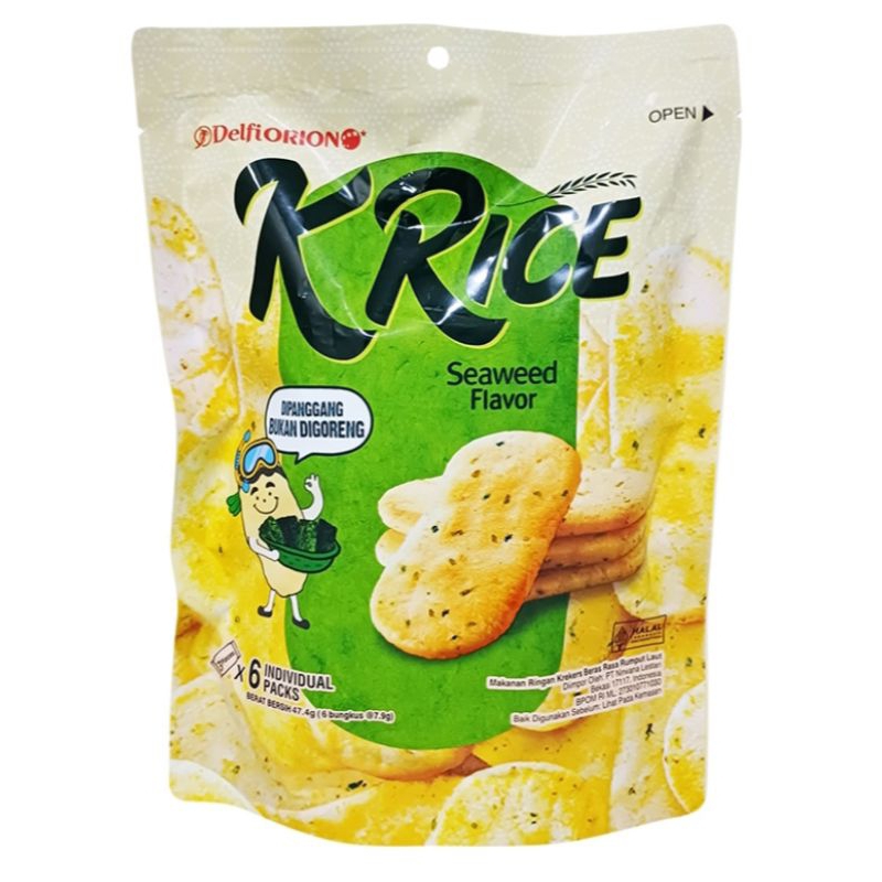

Delfi Orion K Rice Seaweed Crackers isi 6