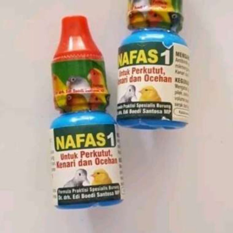 NAFAS 1 ORIGINAL OBAT BURUNG PERKUTUT & KENARI OCEHAN NAFAS 1 DRH EDI