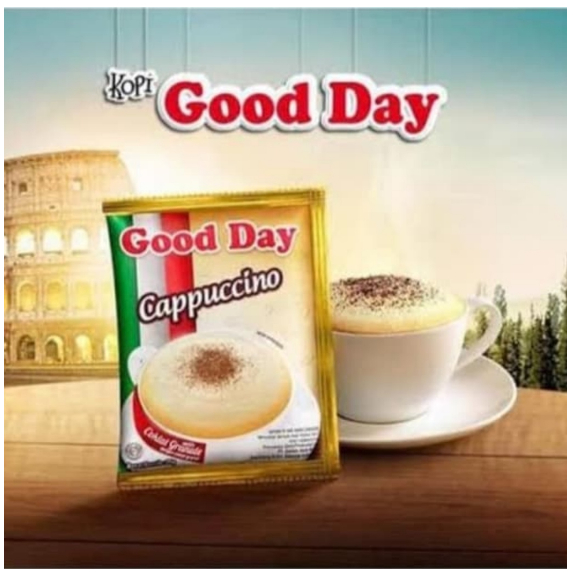 

Good Day Cappuccino With Cocoa Granule Kemasan Sachet Kopi Enak Ala Italia